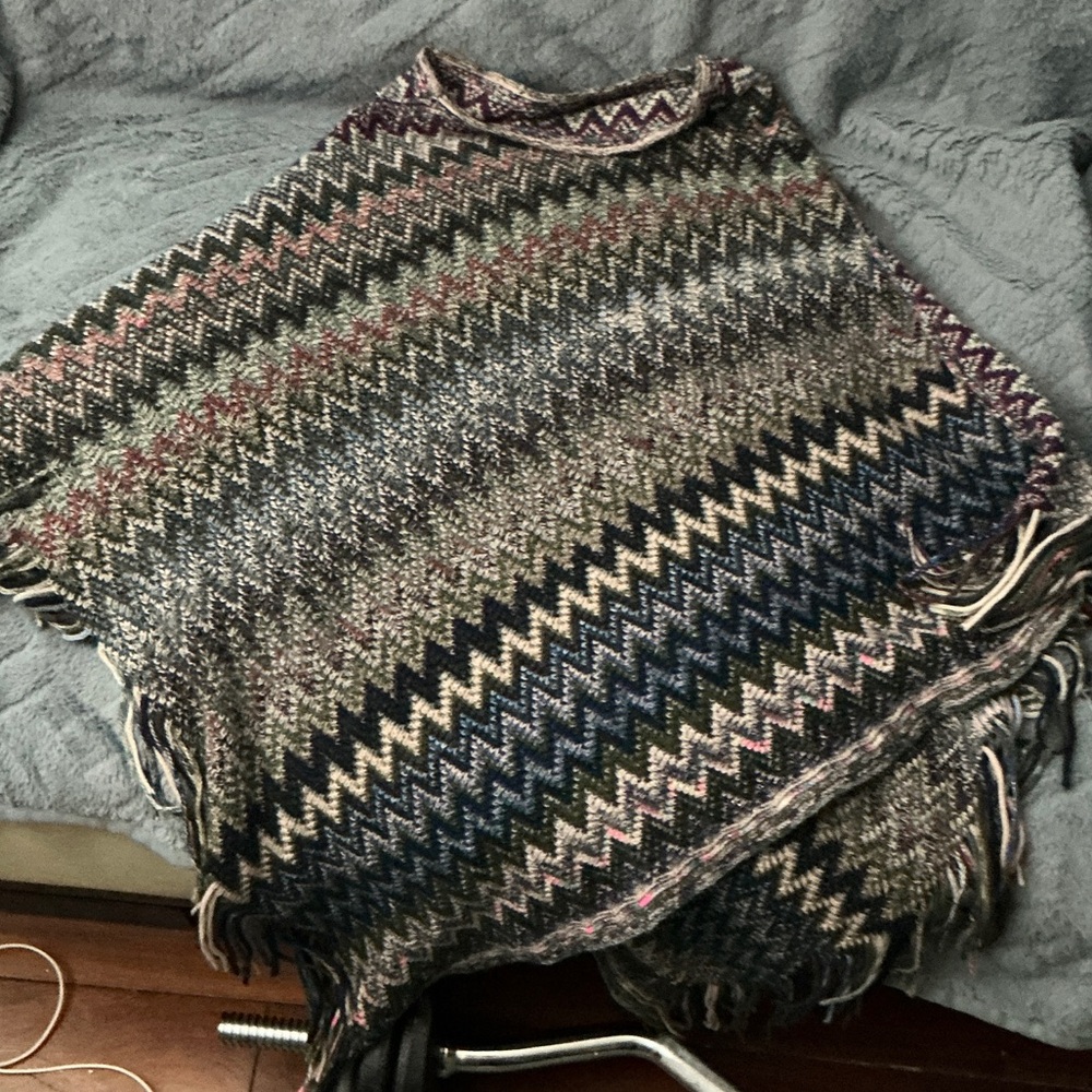 Multicolor Chevron Pattern Sweater